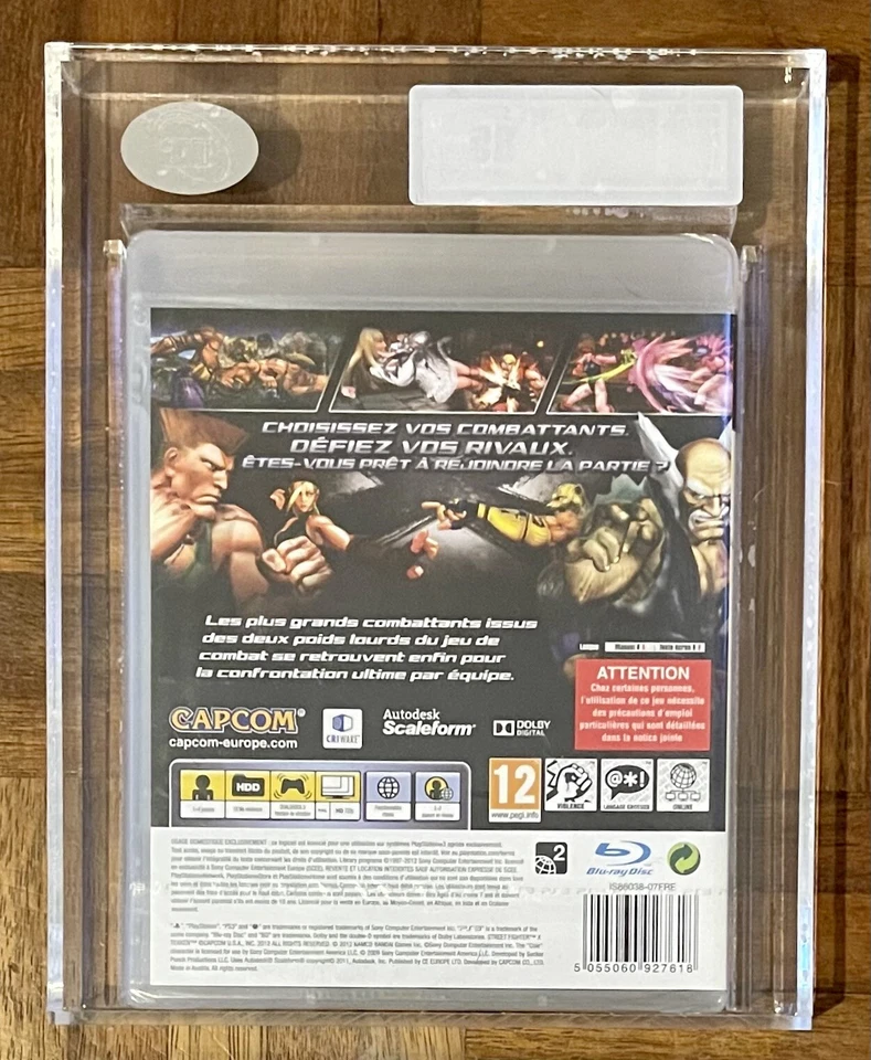 Street Fighter X Tekken PlayStation 3 PS3 Graded 85 NM VGA PAL 2012 - Image 2 of 3