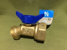 Everbilt No-Kink Hose Bibb Brass 3/4" x 1/4 Turn FIP x MHT VHNQTRB4EB