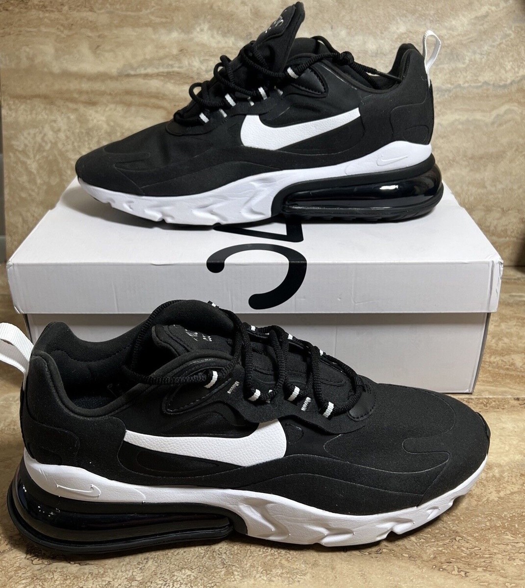 Men\'s Air 70 React Black and White Nike Shoes Size 8.5 Nike air 70 react/1000 - Gem main image 4