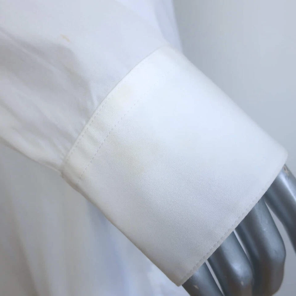 Vestido Pijama Alexander Wang Deconstruido Azul Marino Rayas y Blanco Algodón Talla 8 Foto 4 de 4