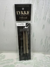 Lykke Driftwood Wooden Needles Size US 11 8.00mm New