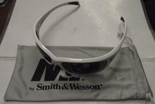 Smith  Wesson SW103-20-ID White Frames Smoke Lens Shooting Glasses
