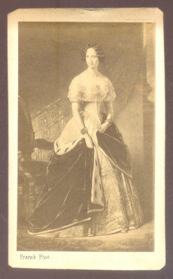 CDV Franck in Paris - The Countess of Chambord, Princess of Modena, Apr. Girard