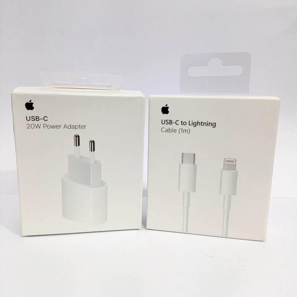 Cargador iPhone Original completo Usb Tipo C Apple 20w Carga Rapida 11/12/13/14