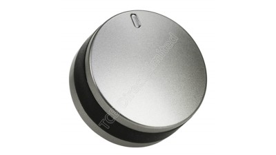 Spares2go Rotary knob for Lamona 450002486 LAM3200 LAM3204 LAM3401 Oven stove 40 mm plastic (silver/black