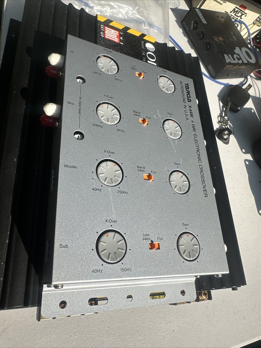 Targa Car Audio Crossover Model Z-44w | eBay