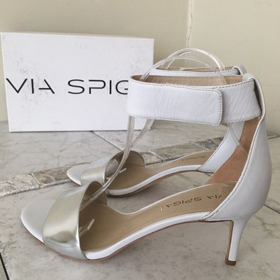 via spiga white sandals