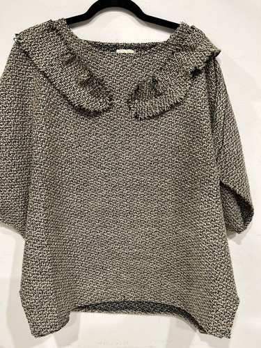 AZZ Trading INC Verigated Poncho Sweater, One Size Fits Most - Never Worn!