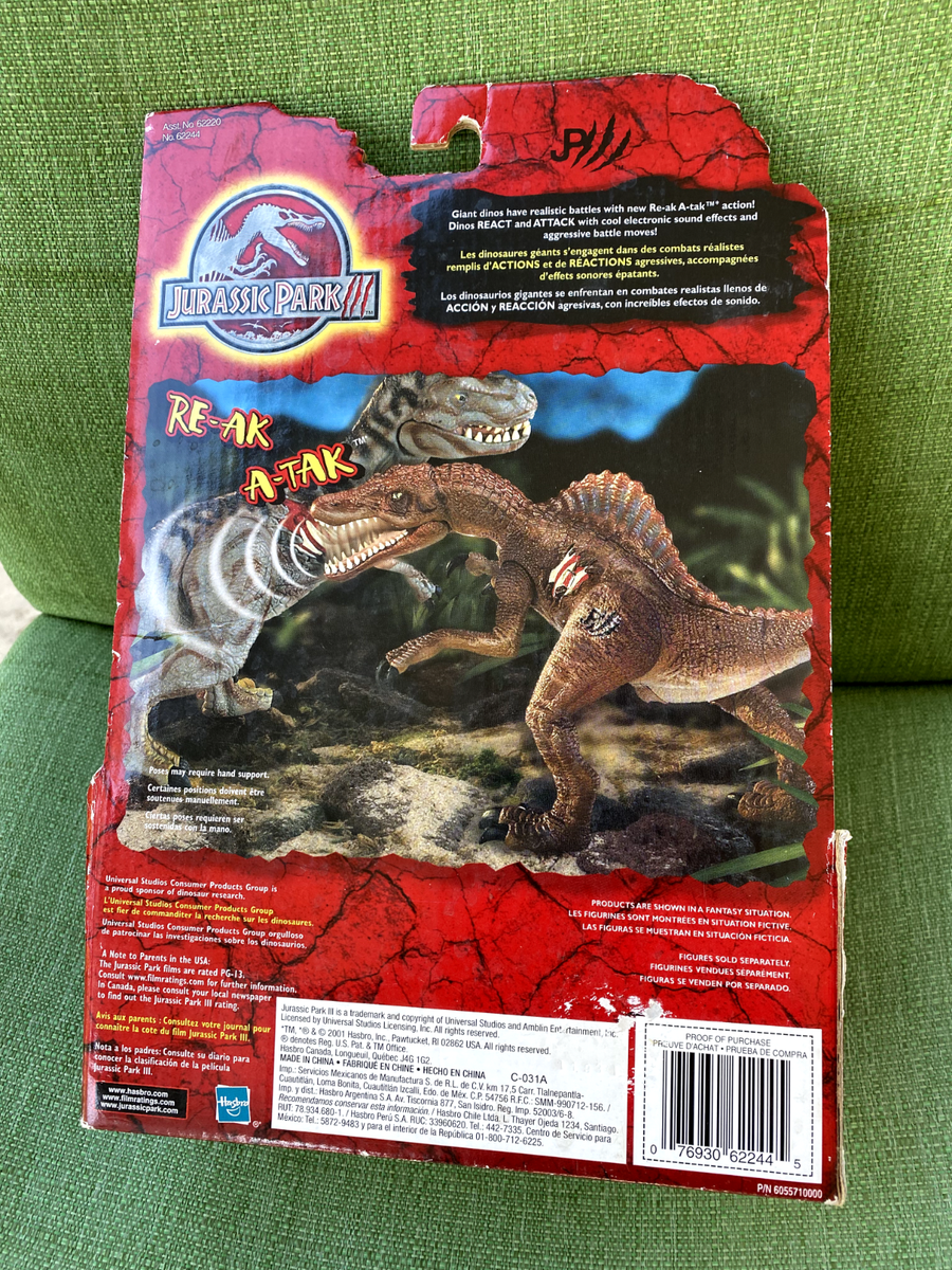 Gioco Elettronico Portatile Hasbro Jurassic Park 3 – T-Rex Mini, 2001, Nuovo Sigillato - Foto 3