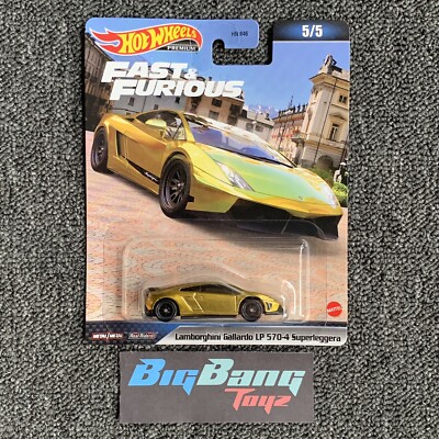 Hot Wheels Premium Lamborghini Gallardo LP 570-4 Superleggera Fast