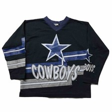 Vintage 90s Dallas Cowboys T-Shirt Boys Medium (10-12) NFL Football USA Made VTG