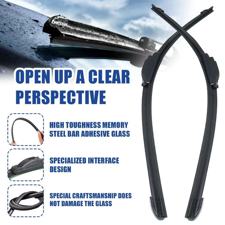 Quiet Front Windshield Wiper Blade All Season For Toyota Tacoma 1995-2004 Foto 2 de 4