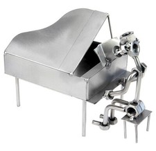 Scultura viti e bulloni  pianoforte pianista idea regalo natale compleanno 211