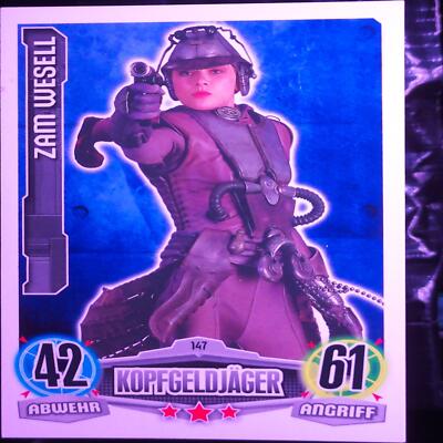 Star Wars Force Attax Movie Serie 1 ZAM WESELL #147