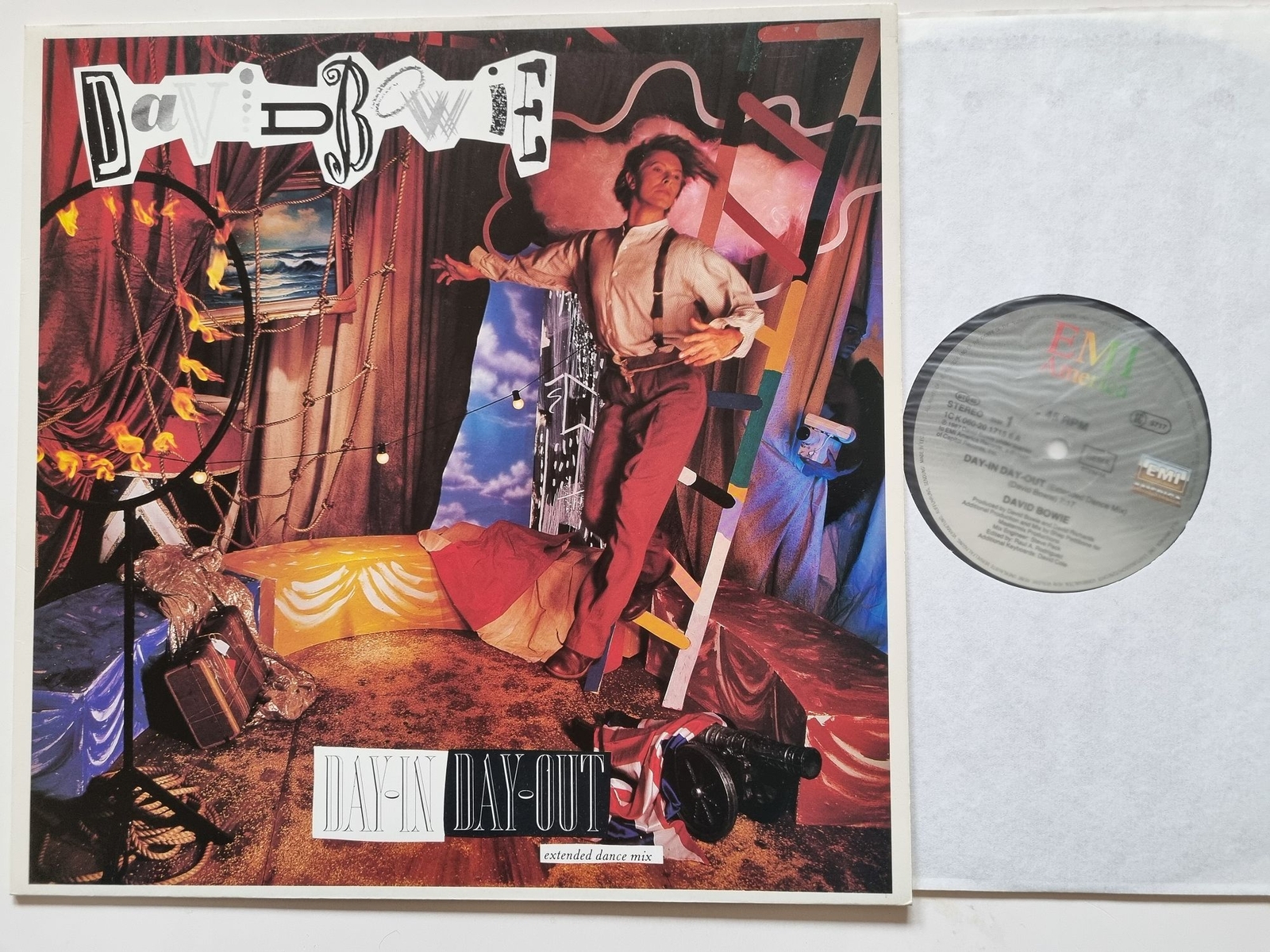 David Bowie - Day-In Day-Out (Extended Dance Mix) 12'' Vinyl Maxi Europe