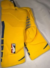 Nike NBA Authentics Basketball Socks - Yellow/Blue - PSK654-729 - CHOOSE SIZE 