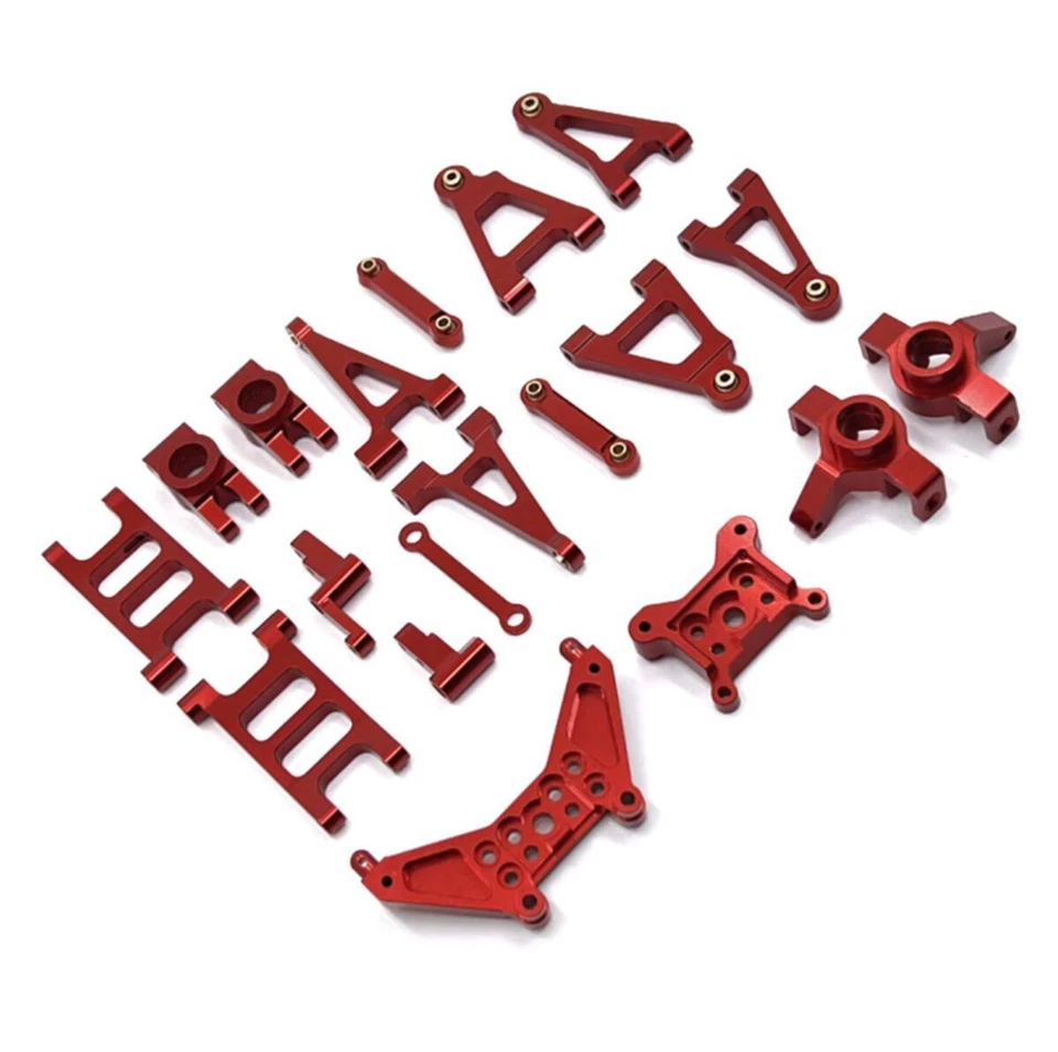 For MJX 1/14 14301 14302 14303 Alloy suspension arm/ steering/ Shock bracket Kit - Image 4 of 4