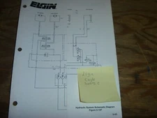 Elgin Eagle Series E Street Sweeper Hydraulic Diagrams Schematic Manual xz