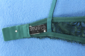 La Perla Studio 1 Lace Underwire Padded Insert Push Up Bra Size 32 #D9360