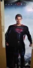 SUPERMAN Door Poster Henry Cavill UK Import Man Of Steel 21 x 62 Inchs Very COOL