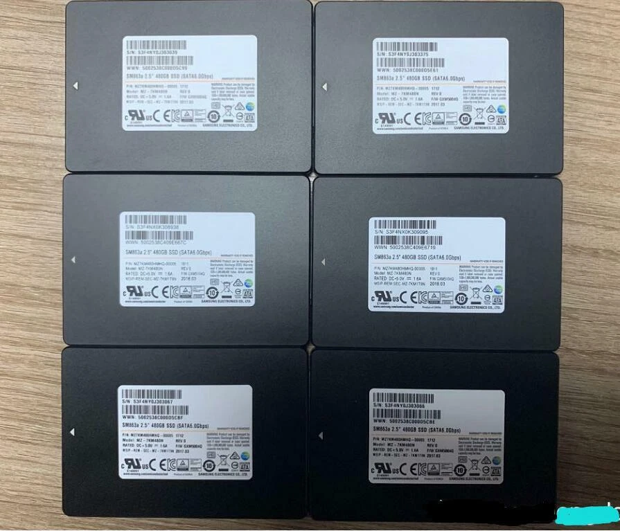 480GB Samsung SSD SM863a MZ-7KM480N Solid State Drive MZ7KM480HMHQ-00005 Genuine - Image 3 of 4