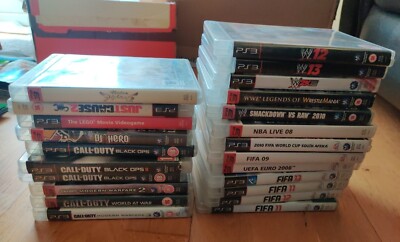 Playstation 3 PS3 Restposten 23 Spiele Konvolut FIFA, Wrestling, Call Of Duty variiert