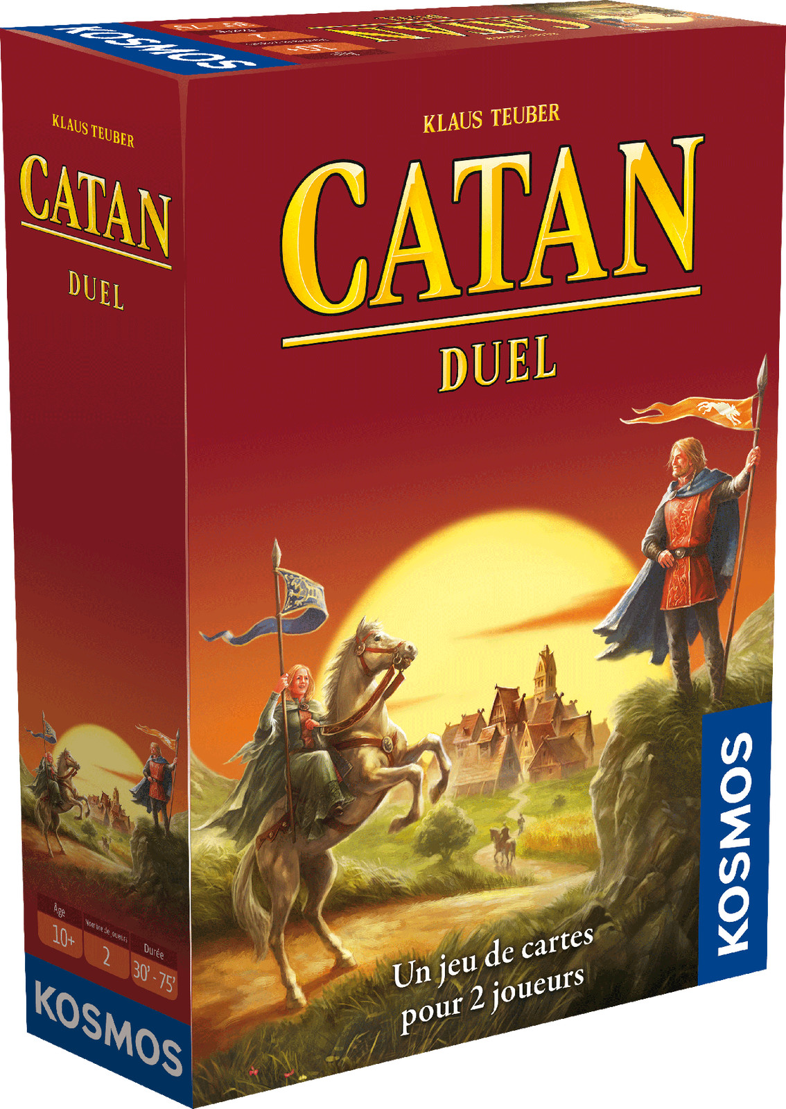 Catan Duel FR Kosmos Jouer à Deux sans Ennui Jeu de Cartes Tactique Français