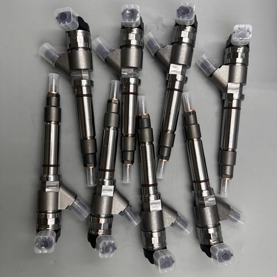 NEW 8 × 0445120042 Fuel Injectors For Chevy GMC Duramax LBZ Hummer 6.6L 2006-07 Foto 4 de 4