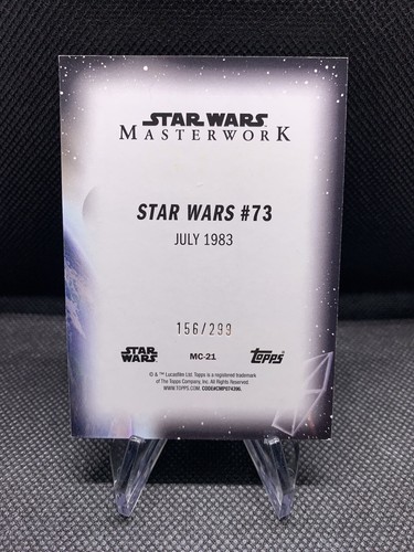 2024 Topps Star Wars Masterwork #73 Marvel Comic Covers #MC-21 Rainbow Foil /299 - Picture 2 of 2