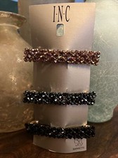 INC BARRETTE PARTY HAIR CLIP Set Of 3 Shiny Beaded Pretty Brand New Colors