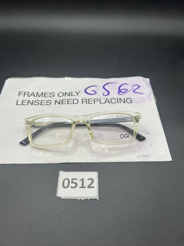 OGI EVOLUTION 9205 1624 CRYSTAL /BLUE EYEGLASSES GLASSES FRAME 52-19-145mm Japan