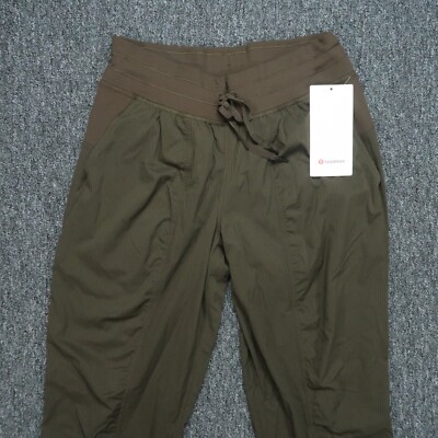 Lululemon Pants Womens 8 Olive Green Dance Studio Jogger Mid Rise