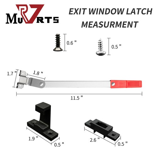 RV Window Latch Easy Install Replacement RV Exit Window Latch New Trailer Camper eBay