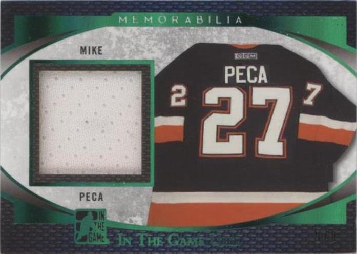 2017 Leaf In the Game Used - Michael Peca #GU-30 - 1 of 1