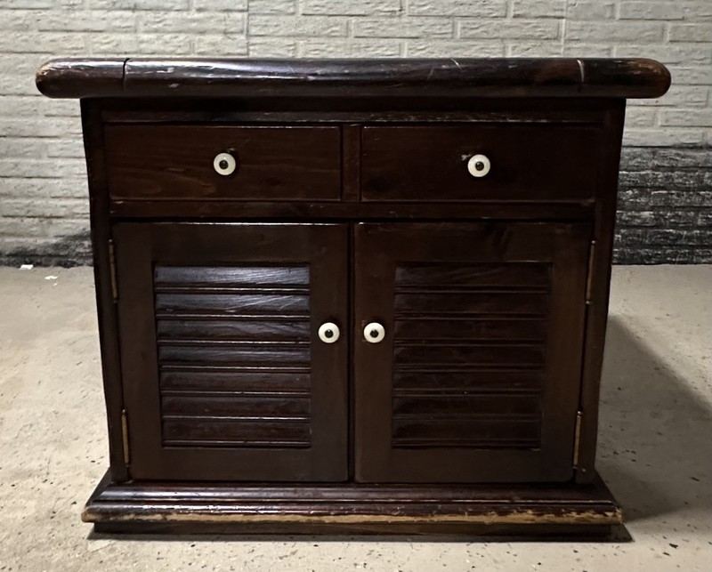 Vintage 1970's Ethan Allen Tavern Pine Cubed Table