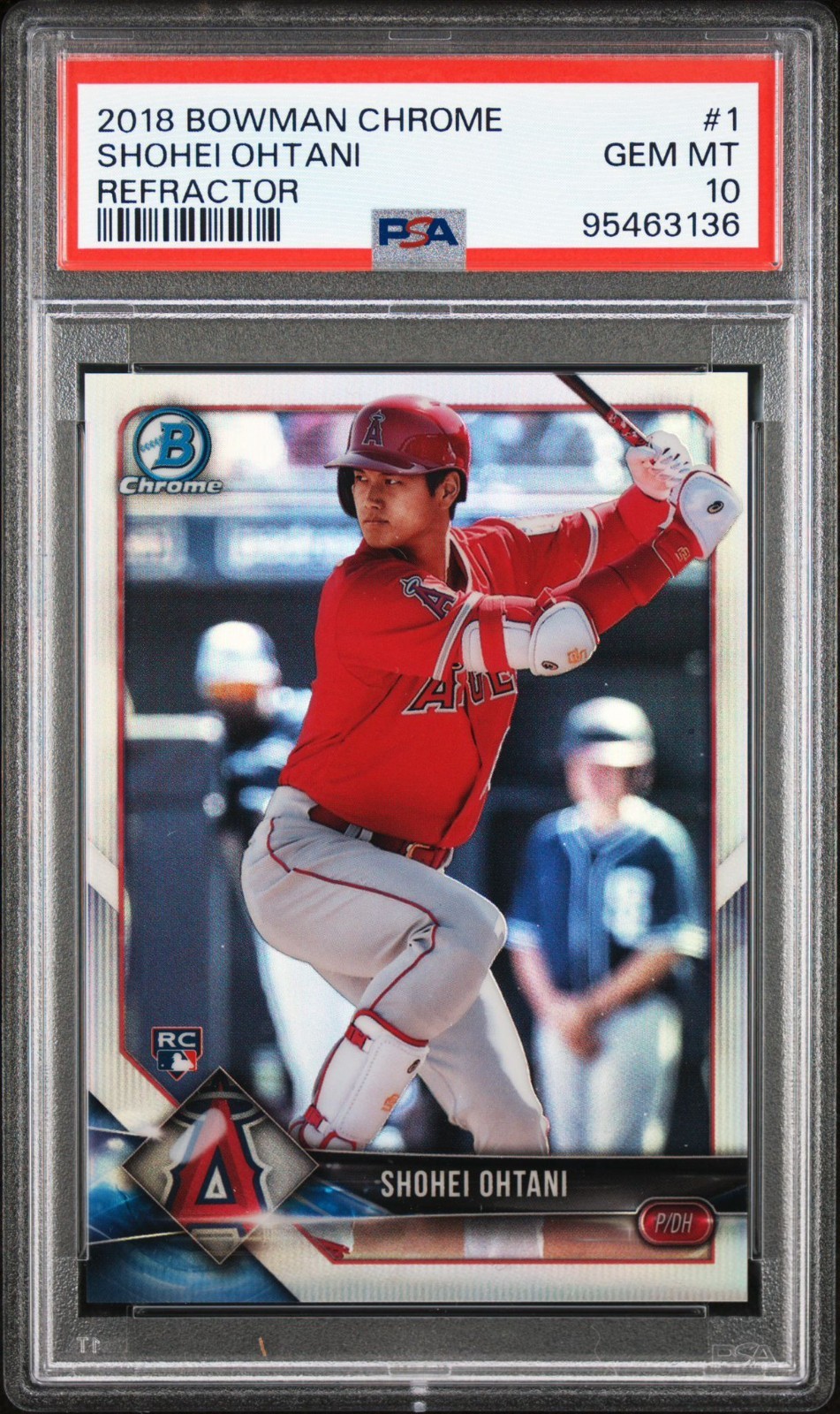 2018 Bowman Chrome SHOHEI OHTANI RC /499 Refractor #1 PSA 10 Gem Mint