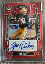 2024 PANINI ABSOLUTE #ALS-LDY LYNN DICKEY LEGENDS SIGNATURES RED AUTO #’d /75