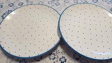 2 Kuchen- Dessert- Teller, Dm. 19,5 cm  Gmund...