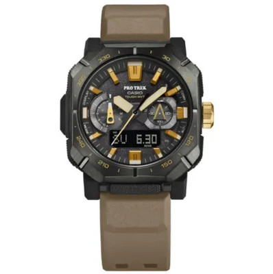 CASIO PRO TREK PRW-B1000-5JF Climber Line Braun Solar Analog Digital Herrenuhr