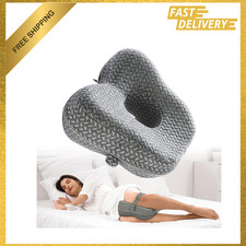 Memory Foam Knee Pillow for Side Sleepers, Orthopedic Leg and Hip Alignment