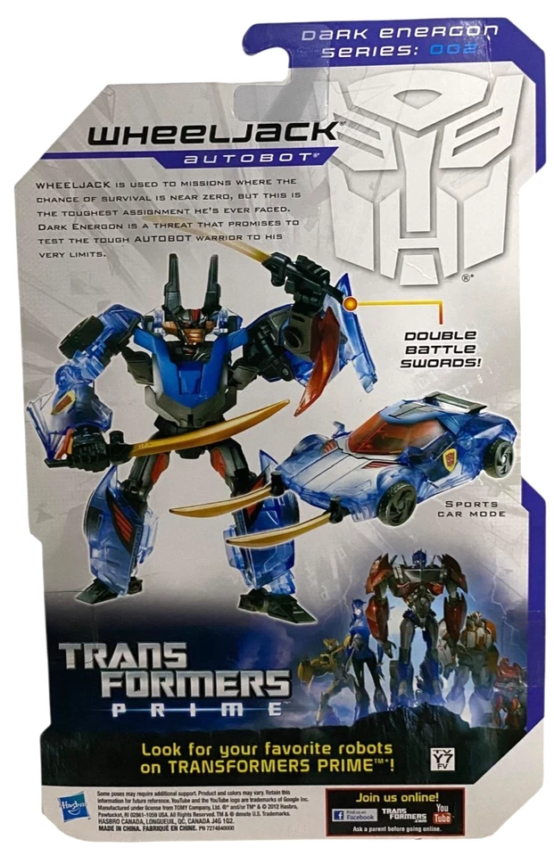 Transformers Prime Dark Energon Deluxe Class Wheeljack Action Figure NEW 2012 - Image 2 of 4