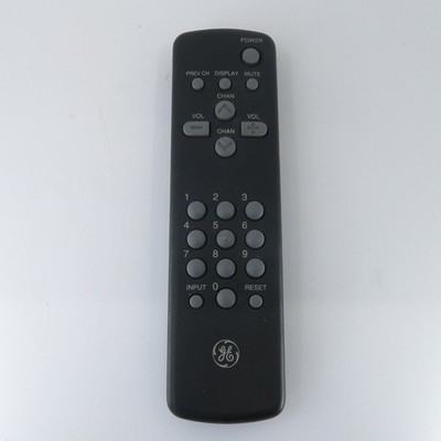 GE Remote Control for TV Black Basic Model Wired