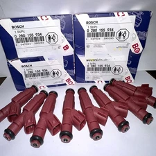 8X Original BOSCH Upgrade Fuel Injectors OEM 0280155934 For Dodge Ram 5.2L 5.9L