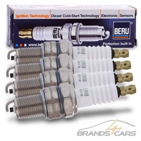 4X Beru ZÜNdkerze ZÜNdkerzen Ultra FÜR VW Polo 6N 1.0 1.3 1.4 6K 1.4-1.8