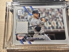 Giancarlo Stanton Jersey Fusion / Baseball Edition Game Used Swatch NY Yankees