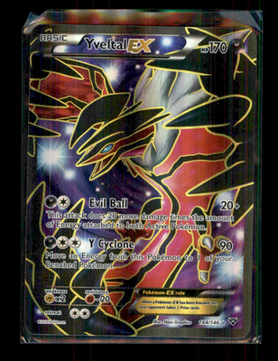Yveltal EX (144 Full Art) Ultra Rare XY Base Set 144/146 LP