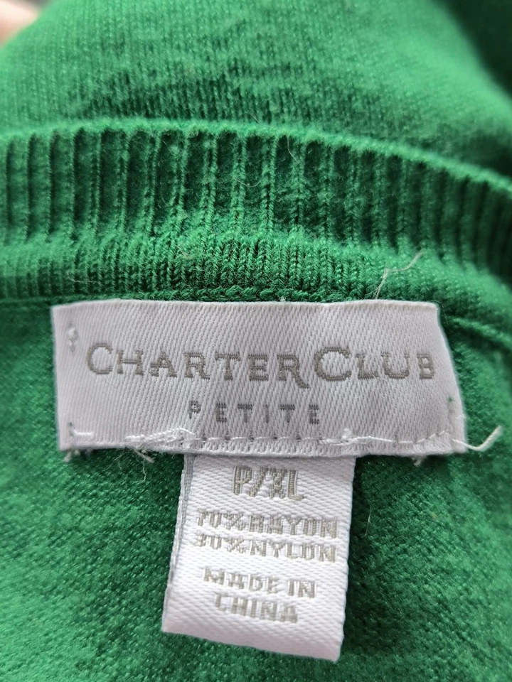 CHARTER CLUB Cardigan tricotés Dames Tricots T EU 42 vert style décontracté - Photo 4/4