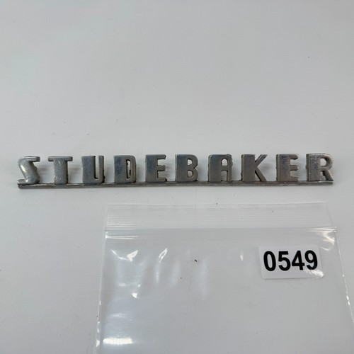 Vintage OEM Studebaker 1950s Car Badge Emblem 9"