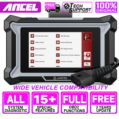 Car All System Diagnostic Tool OBD2 Auto Scanner DPF Adblue BMS Oil EPB AF Reset