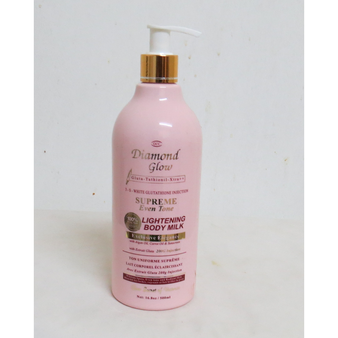 Diamond Glow Even Tone Lightening Body Milk Lotion With Argan